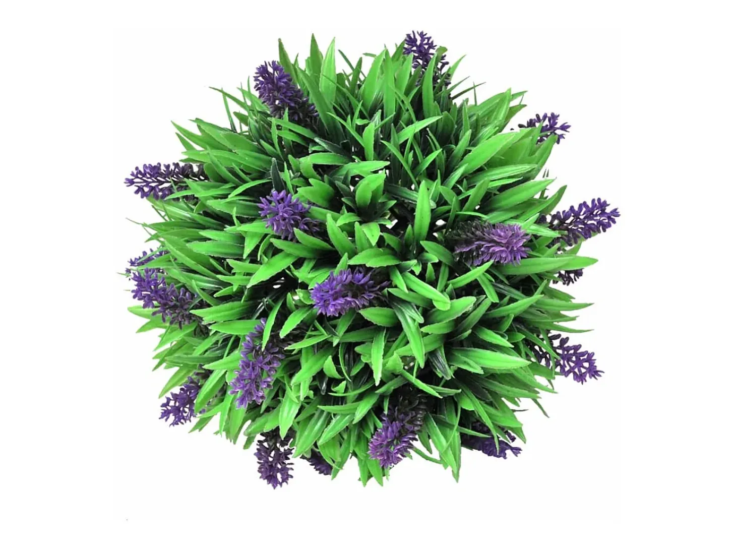 Juego de 2 bolas artificiales de boj con lavanda de 28 cm