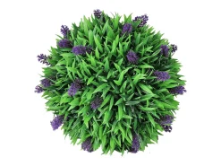 Juego de 2 bolas de boj artificial con lavanda 30 cm ES179248