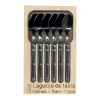Juego de 6 cucharas de café de acero inoxidable Laguiole JEAN DUBOST