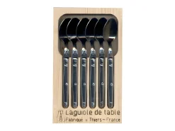 Juego de 6 cucharas de café de acero inoxidable Laguiole JEAN DUBOST
