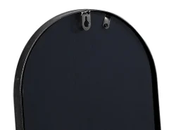 Juego de 3 espejos ovalados de metal - An.23 x Al.120 cm - Negro - JAYLEN