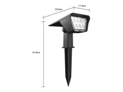 Juego de 2 focos solares 250LM CURTIS