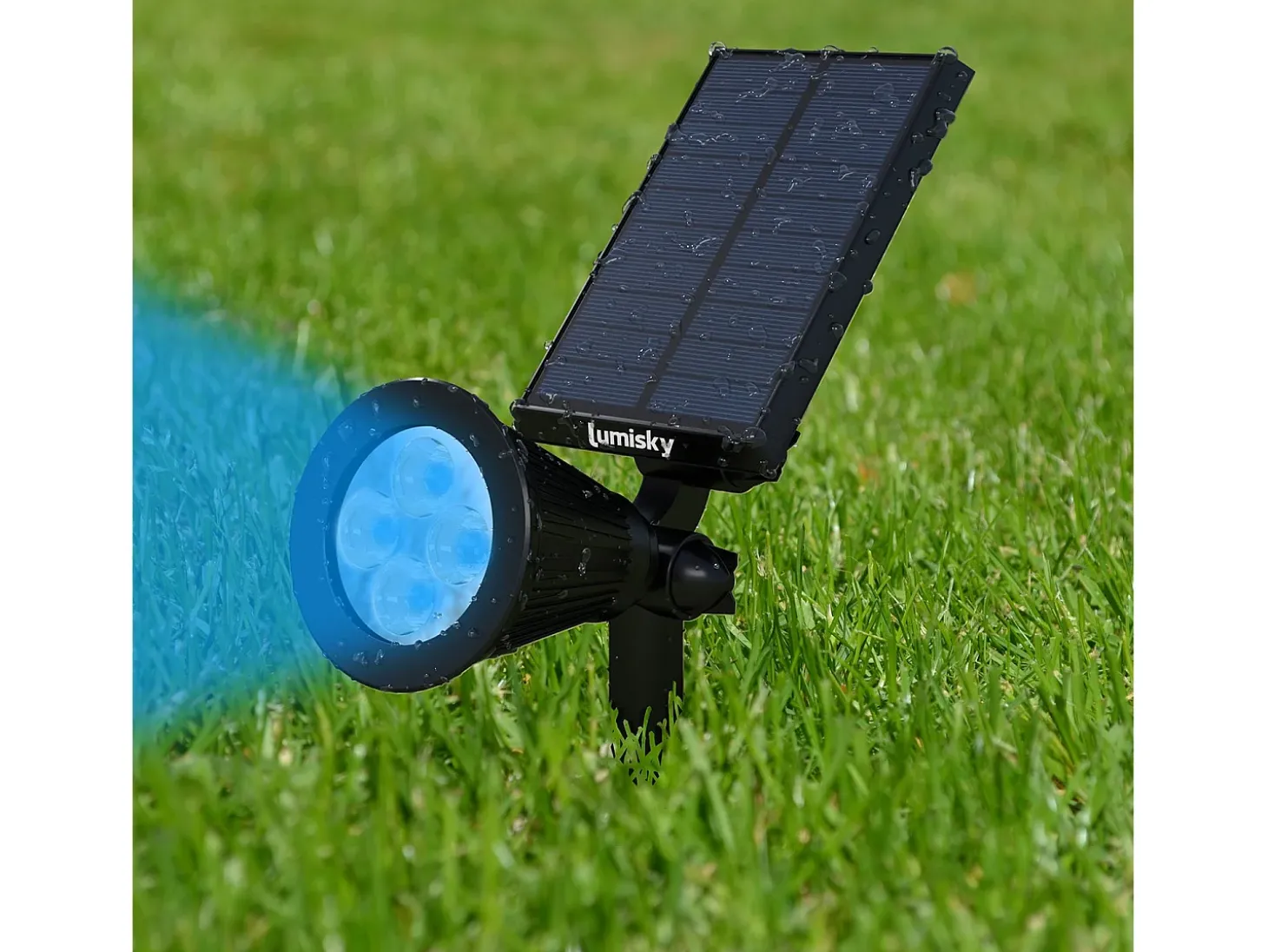 Juego de 2 focos solares 200LM SPIKY