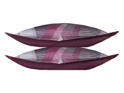Juego de 2 fundas de almohada satén de algodón
