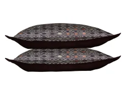Juego de 2 fundas de almohada satén de algodón "Majeur"