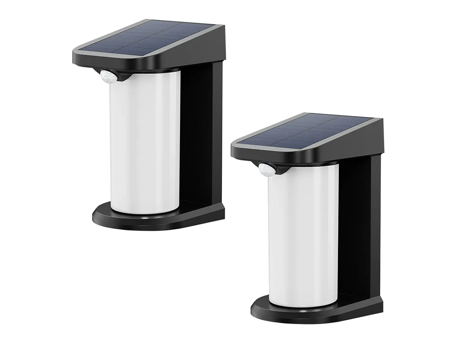 Juego de 2 luces de pared con sensor solar 100LM LUSTY