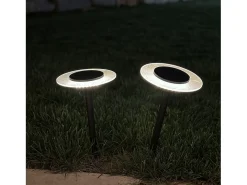 Juego de 2 luces solares con estaca H35CM UFO