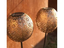 Juego de 2 luces solares con estaca H45CM AGADIR