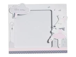 Juego de 2 marcos infantiles de madera gris