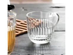 Juego de 6 tazas de vidrio expreso