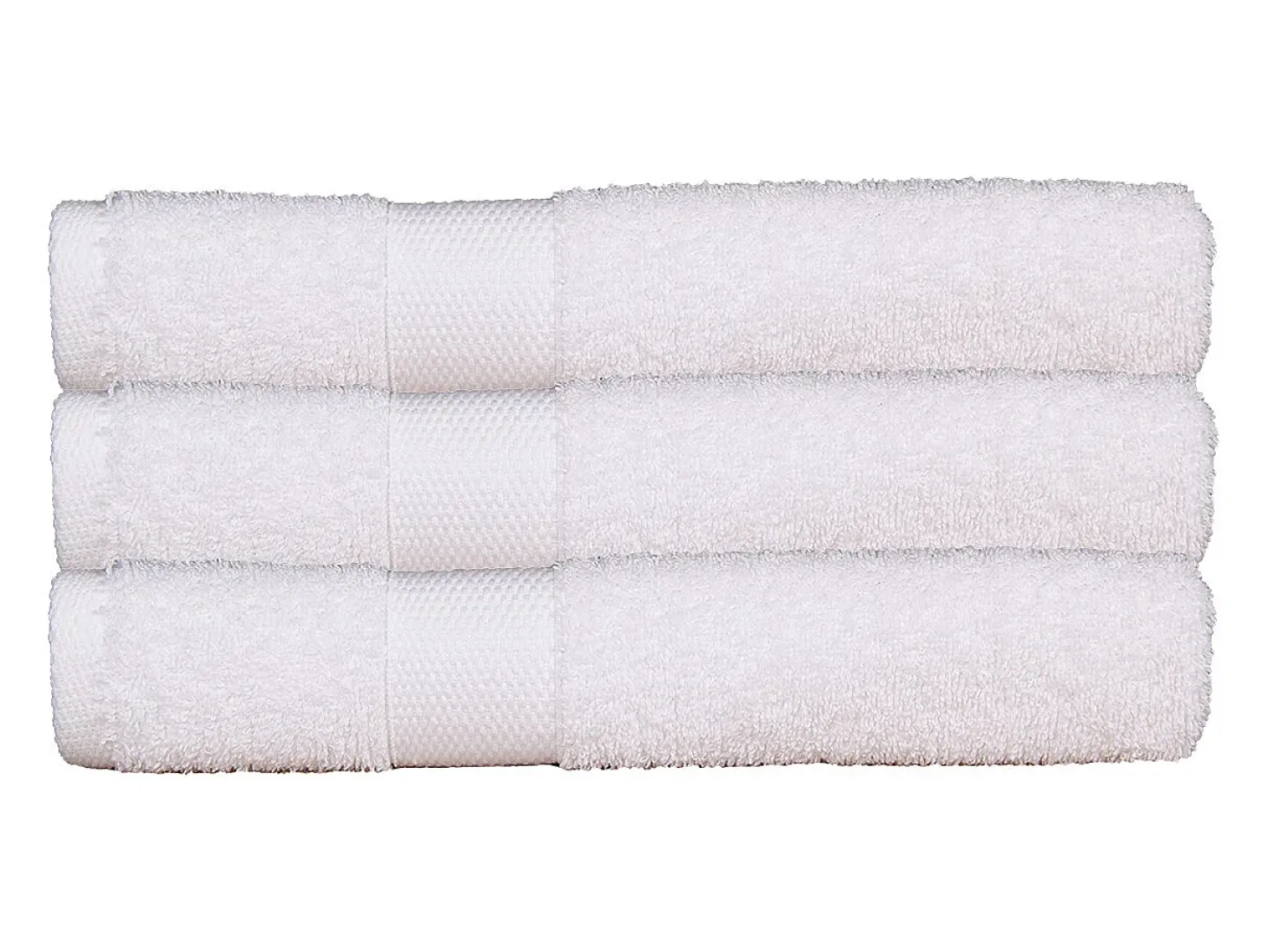 Juego de 3 toallas grandes de baño 100x150 cm 500 gr/m² 100% algodón