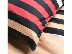 Juego de cama - 240 x 260 cm - algodón estampado a rayas