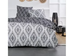 Juego de cama - 240 x 220 cm - algodón estampado étnico