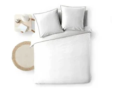 Juego de cama con borlas 240 x 220 cm