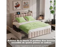 Juego de cama de 3 piezas, incluye 2 fundas de almohada (80 x 80 cm), una sábana bajera (140 x 200 cm) y una funda nórdica (140 x 210 cm), verde, poliéster.