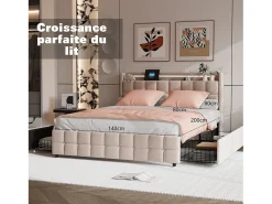 Juego de cama de 3 piezas, incluye 2 fundas de almohada (80 x 80 cm), 1 sábana bajera (140 x 200 cm) + 1 funda nórdica (140 x 210 cm), Blanco + Rosa, poliéster
