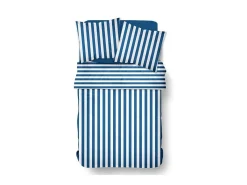 Juego de cama de rayas veraniegas - 240 x 220 cm - Matrimonial - Algodón estampado a rayas