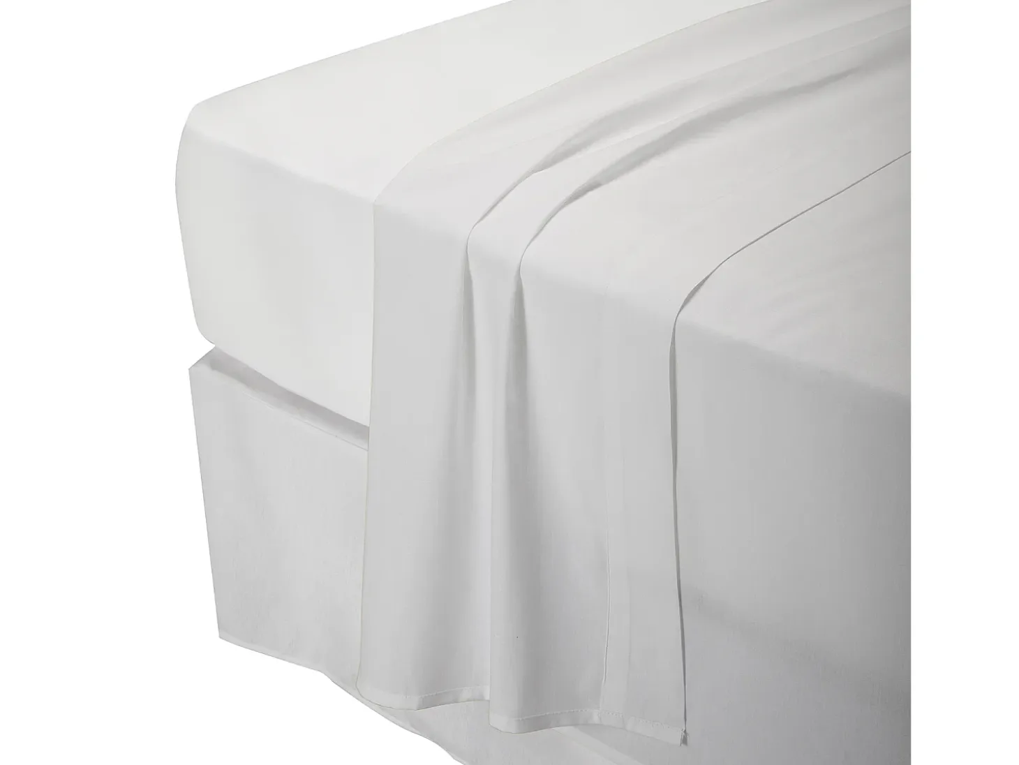 Juego de cama 135x190cm| PIKOLIN HOME| 100% Algodón| 4 piezas| Blanco