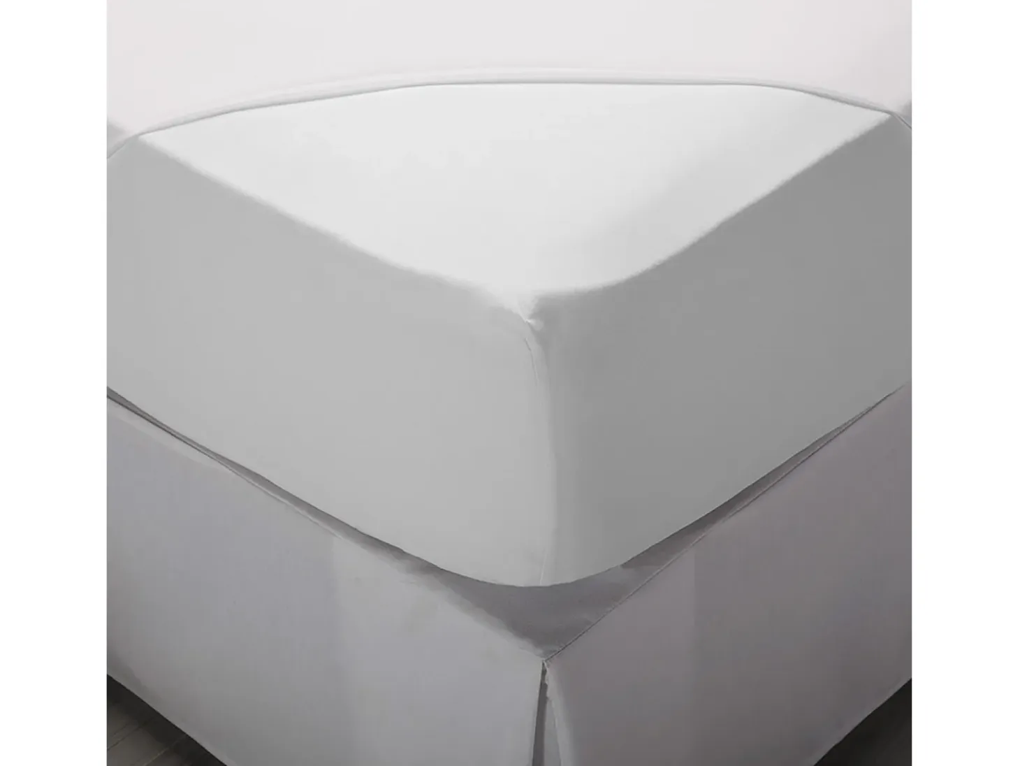 Juego de cama 90x190cm| PIKOLIN HOME| 100% Algodón| 4 piezas| Blanco