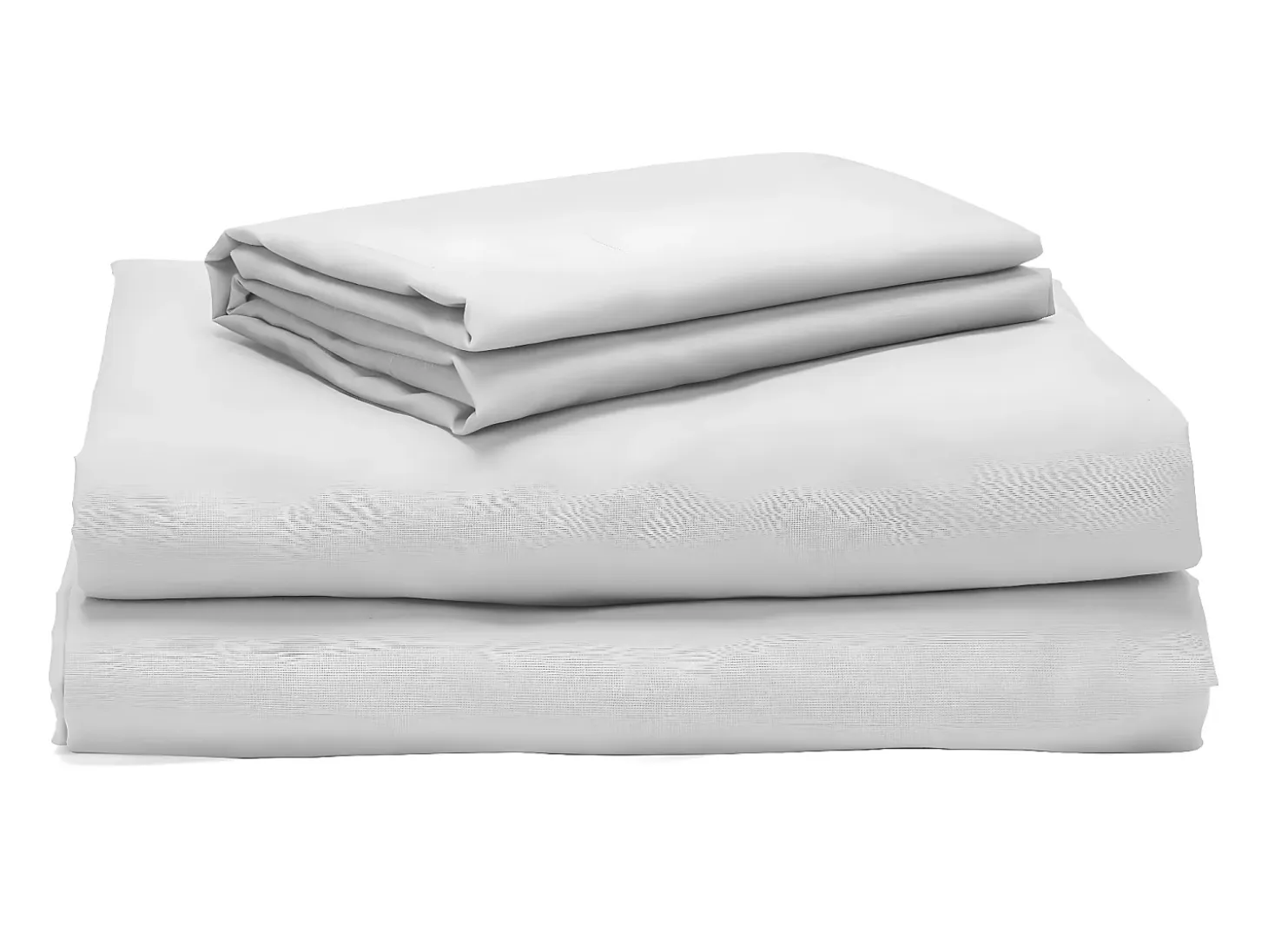 Juego de cama 180x190cm| PIKOLIN HOME| 100% Algodón| 4 piezas| Blanco