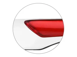 Juego de cubiertos de 24 piezas Eclat Rouge Moderne - Mango rojo, Acero inoxidable brillante, Hoja microdentada