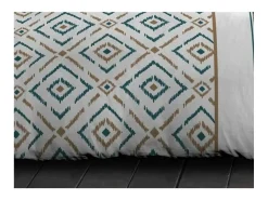 Juego de edredón de microfibra 220 x 240 cm y 2 fundas de almohada 63 x 63 cm Azul Pato