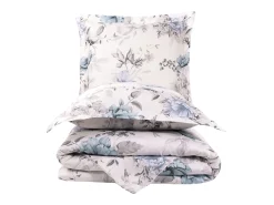 Juego de funda de edredón 240x220 cm+ 2 fundas de almohada 63x63cm de satén de algodón "Laterna"