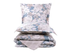Juego de funda de edredón 240x220 cm+ 2 fundas de almohada 63x63cm de satén de algodón "Decor"
