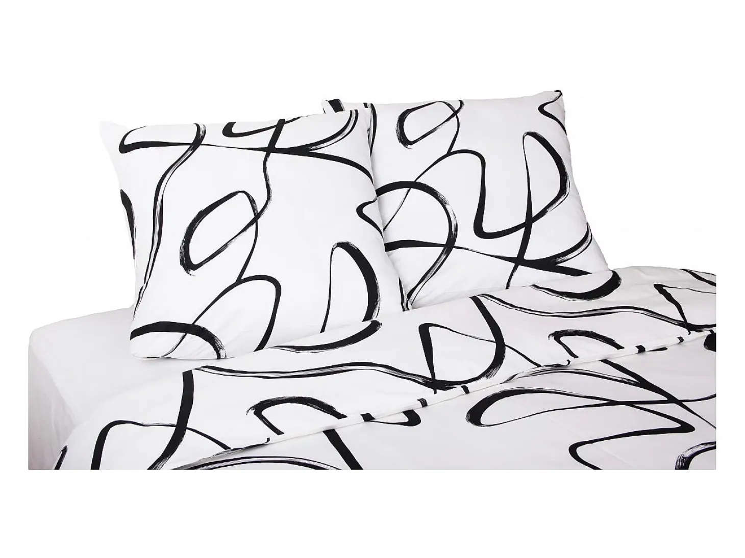 Juego de funda de edredón +funda de almohada 100% algodón "Irregulaire"