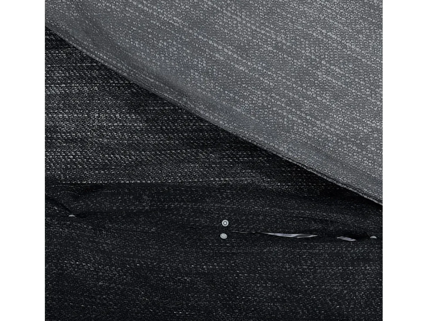 Juego de funda nórdica algodón gris oscuro 260x220 cm ES516684