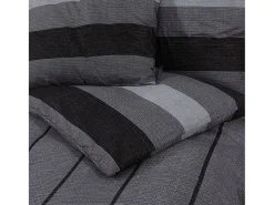 Juego de funda nórdica algodón gris oscuro 260x220 cm ES226974