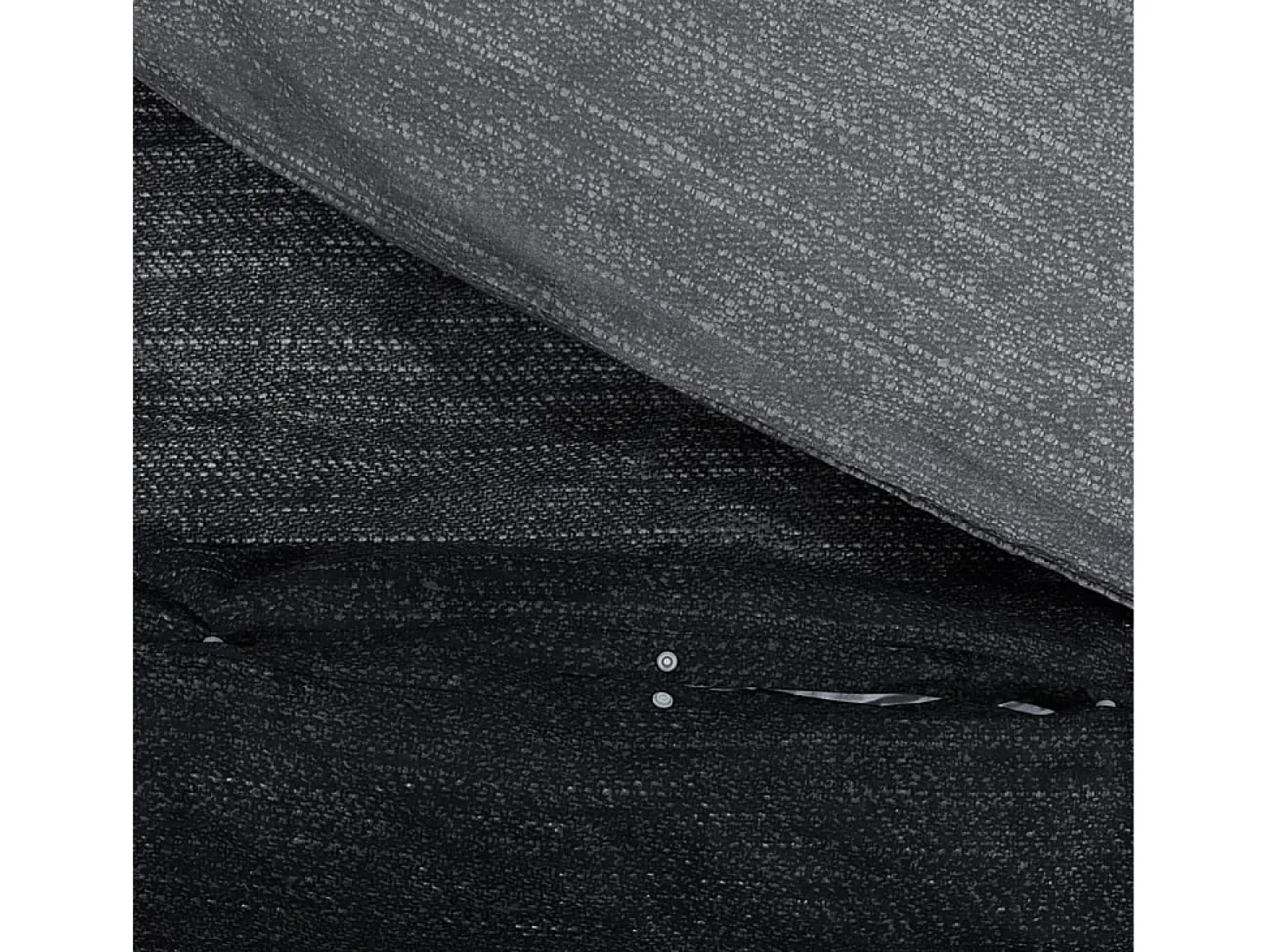 Juego de funda nórdica algodón gris oscuro 220x240 cm ES229172