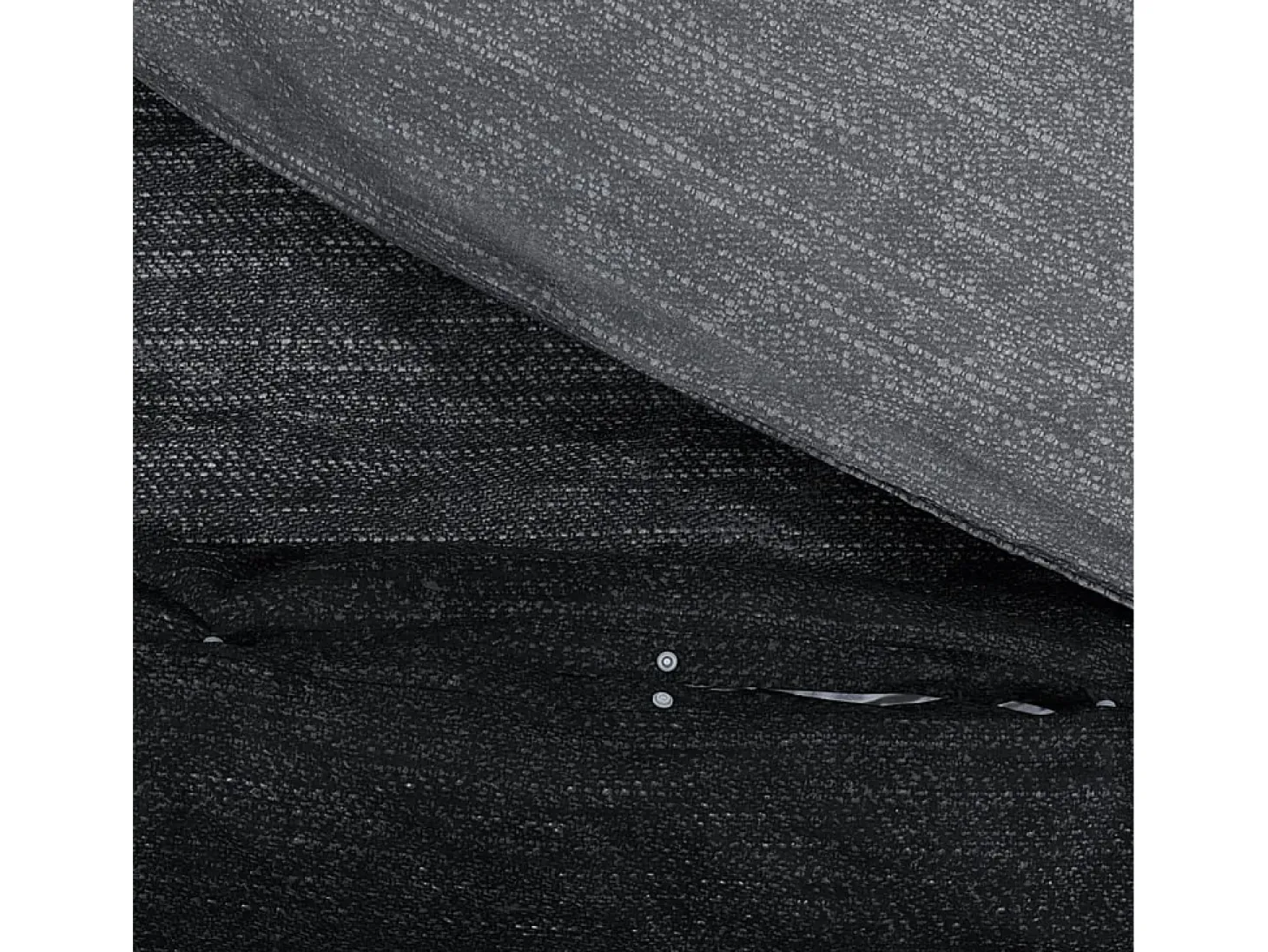 Juego de funda nórdica algodón gris oscuro 200x200 cm ES721456