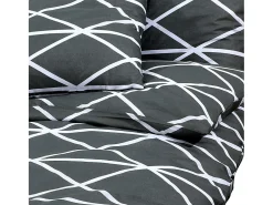 Juego de funda nórdica algodón gris 135x200 cm ES350977