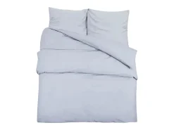 Juego de funda nórdica microfibra ligera gris 200x200 cm ES126048