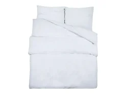 Juego de funda nórdica microfibra ligera blanco 135x200 cm ES284078