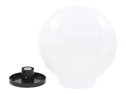 Juego de lámparas de bola LED 2 piezas esféricas 40 cm PMMA ES349915