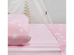 Juego de sabanas Infantil/Juvenil GIVETTE Pink ALGODÓN Poliester Cama 90