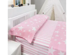 Juego de sabanas Infantil/Juvenil GIVETTE Pink ALGODÓN Poliester Cama 90