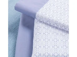 Juego de Sábanas Flores Azul - Nalui