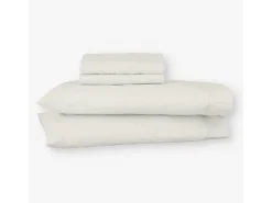 Juego de sábanas ecológicas Beige algodón 100% orgánico 180x190/200 cm