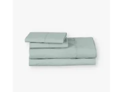 Juego de sábanas ecológicas Verde algodón 100% orgánico 200x190/200 cm