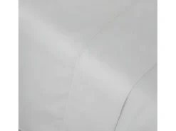 Juego de sábanas satén algodón egipcio 400 HILOS blanco 240x260 Cama 150