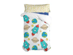 Juego nórdico 2 piezas 155x220 cm (Cama 80/90) Space rocket