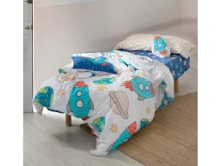 Juego nórdico 2 piezas 155x220 cm (Cama 80/90) Space rocket