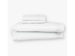 Juego sábanas ecológicas Blanco algodón 100% orgánico 200x190/200 cm