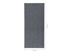 Kai Blake Alfombra de pasillo atrapa suciedad 100x250 cm gris