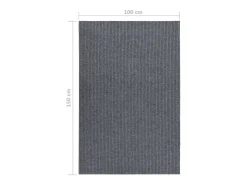 Kai Blake Alfombra de pasillo atrapa suciedad 100x150 cm marrón