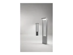 Kapp - Bolardo LED de jardín de 14 W, IP65, 1120 lm, 65 cm de altura, 3000 K, aluminio pintado, bolardo para exteriores, antracita mate - Perenz