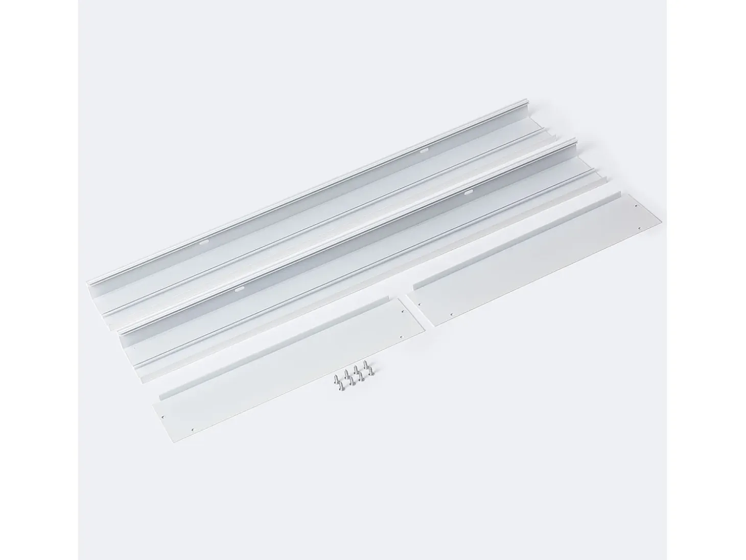 Kit de Superficie Paneles 120x60 cm con Tornillos Blanco